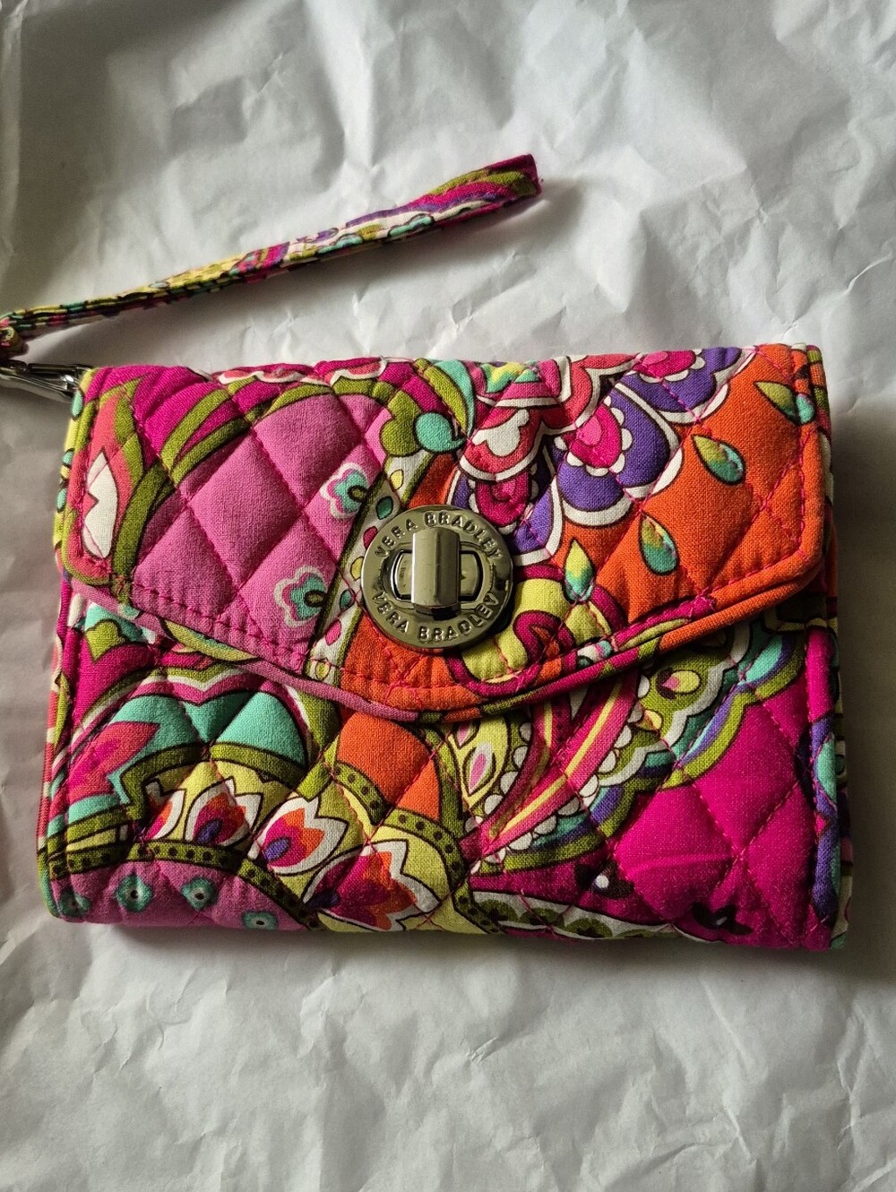 Vera Bradley Your Turn Quilted Wristlet Wallet